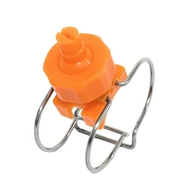 PP Adjustable Ball Flat Fan Clamp Spraying Nozzle for Water Cleaning 