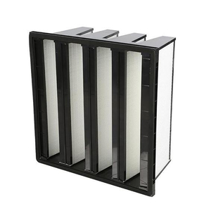 V Bank HEPA Air Filter for HVAC Systems - Terminal Filtration for Air Handling Units & High-Airflow Purification